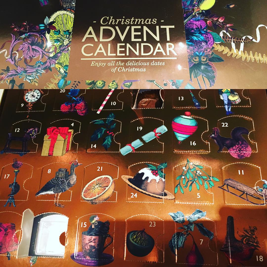 The poshest advent calendar I've ever had! Fortnum and Mason :)