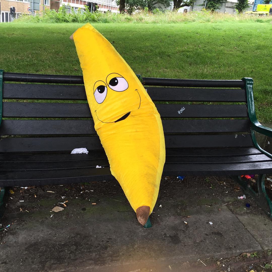 Poor abandoned banana