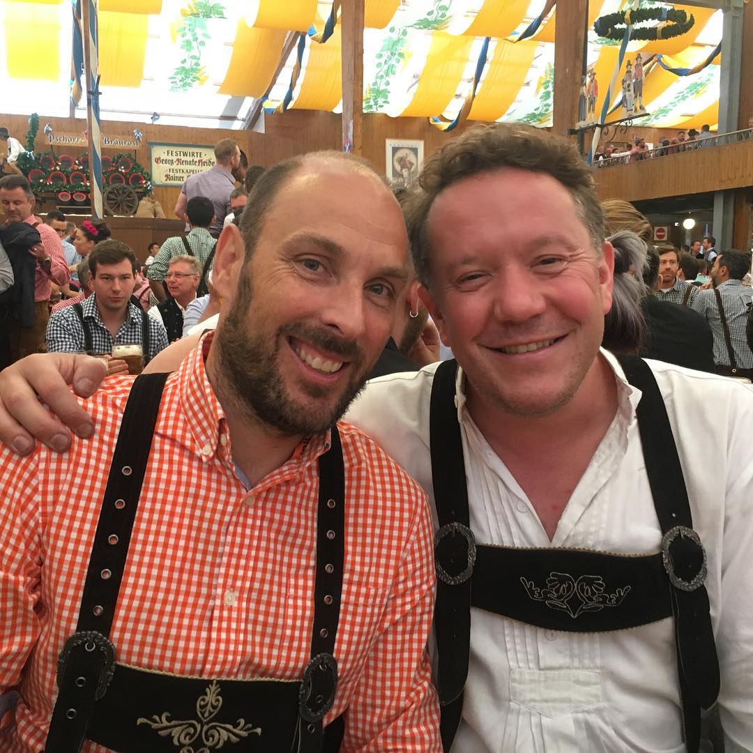 Finally we meet in München. My outfit has been officially approved by a veteran :)