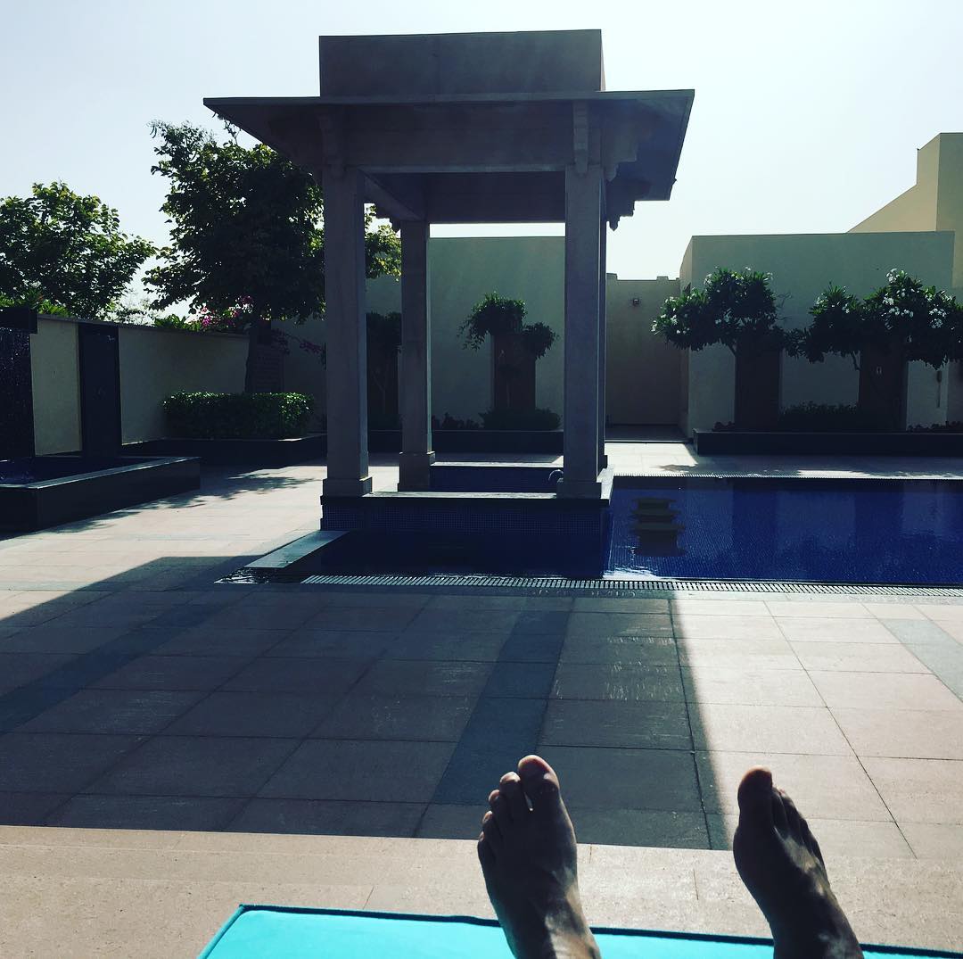 It's been a while since I've sat by a swim up bar and just chilled