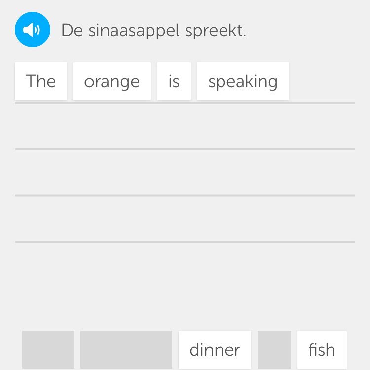 Duolingo getting topical with American politics. Lols