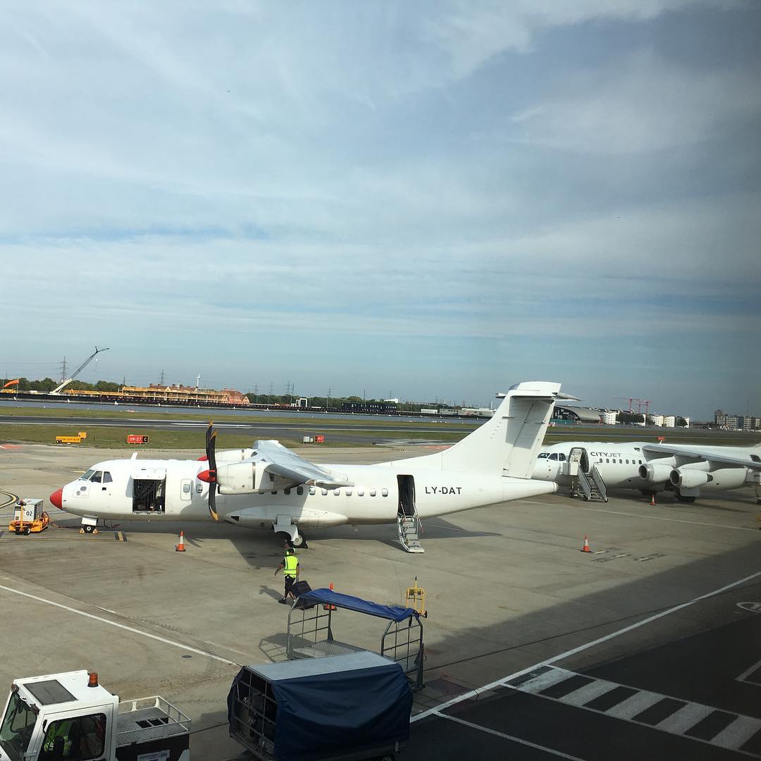 A lovely sunny day in London but I’m heading home to Amsterdam. LCY > AMS ✈️