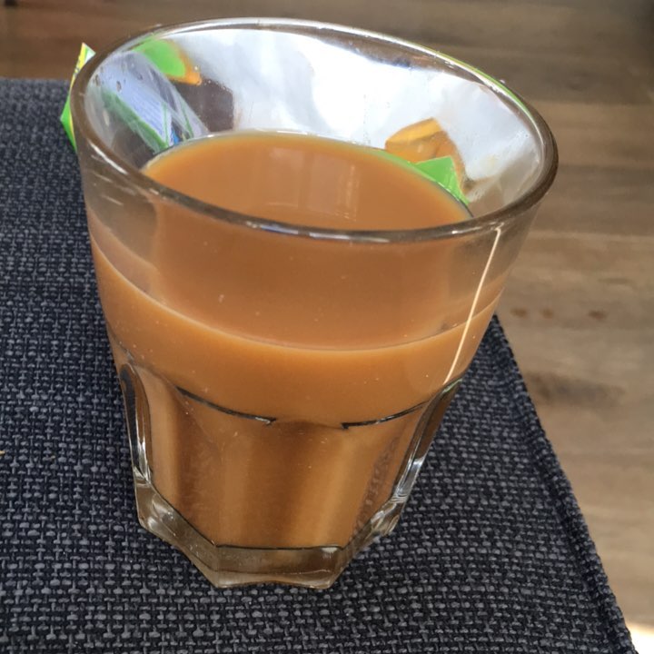 I’m becoming more integrated. I just made coffee in a glass