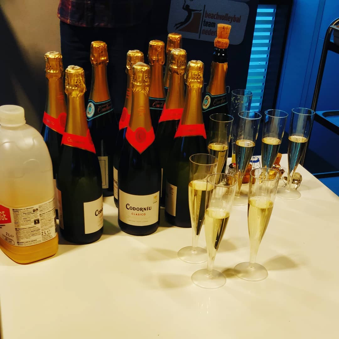 New year New breakfast. A champagne breakfast here at Travix to welcome in 2018