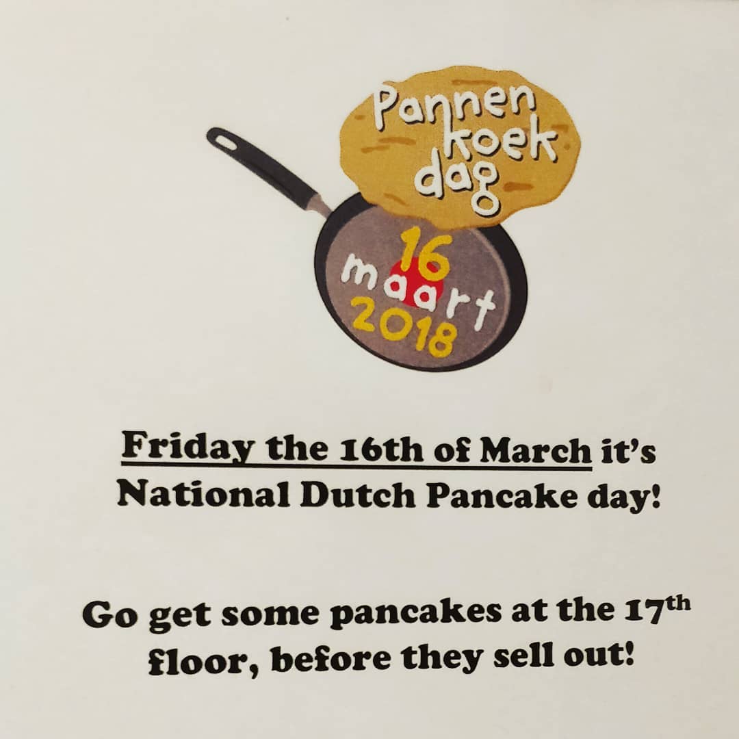 I'm not complaining that there is a second pancake Day here in the Netherlands. 🇳🇱🥞
