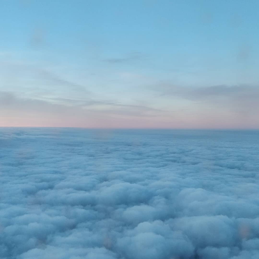 Ooh plane WiFi. Also clouds. Also sunset. It's a trinity made for Instagram