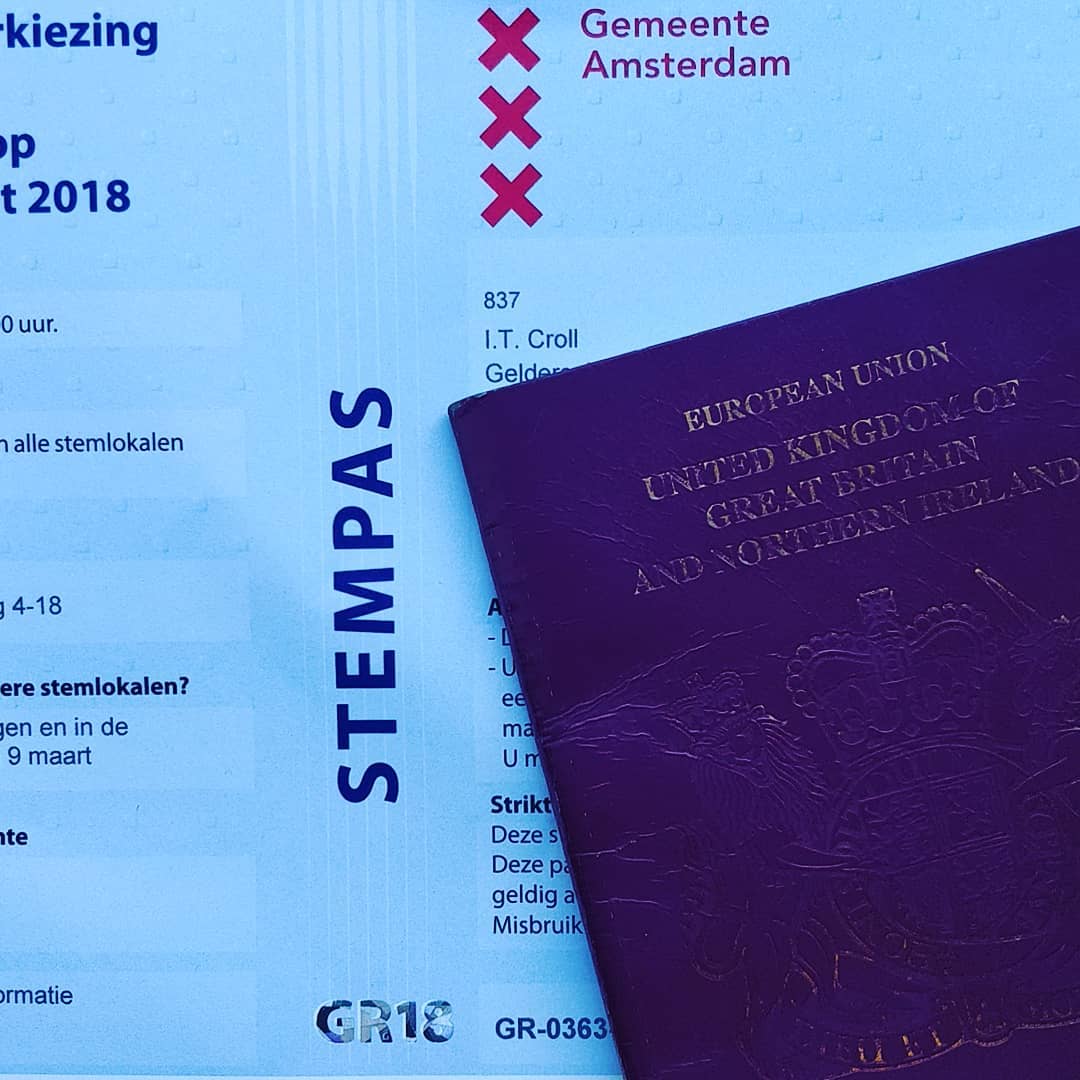 Off to do my civic duty after extensive internet research into who I should vote for. Apparently in Amsterdam I'm quite right wing. Yipes. 🇳🇱