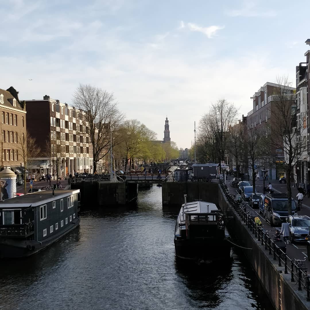 Amsterdam is lovely in the spring sunshine