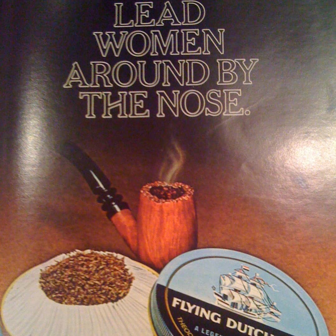 Throwback Friday to my birthday and the amazing playboy I was given from February 1970. The adverts made it. Everyday sexism. "Lead women around by the nose."