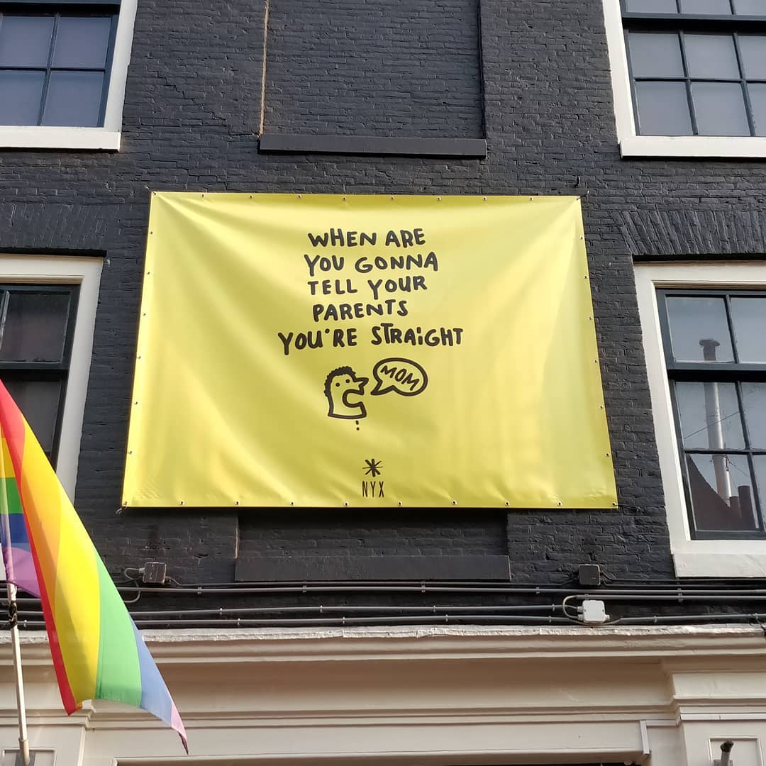 When are you gonna tell your parents you are straight?
