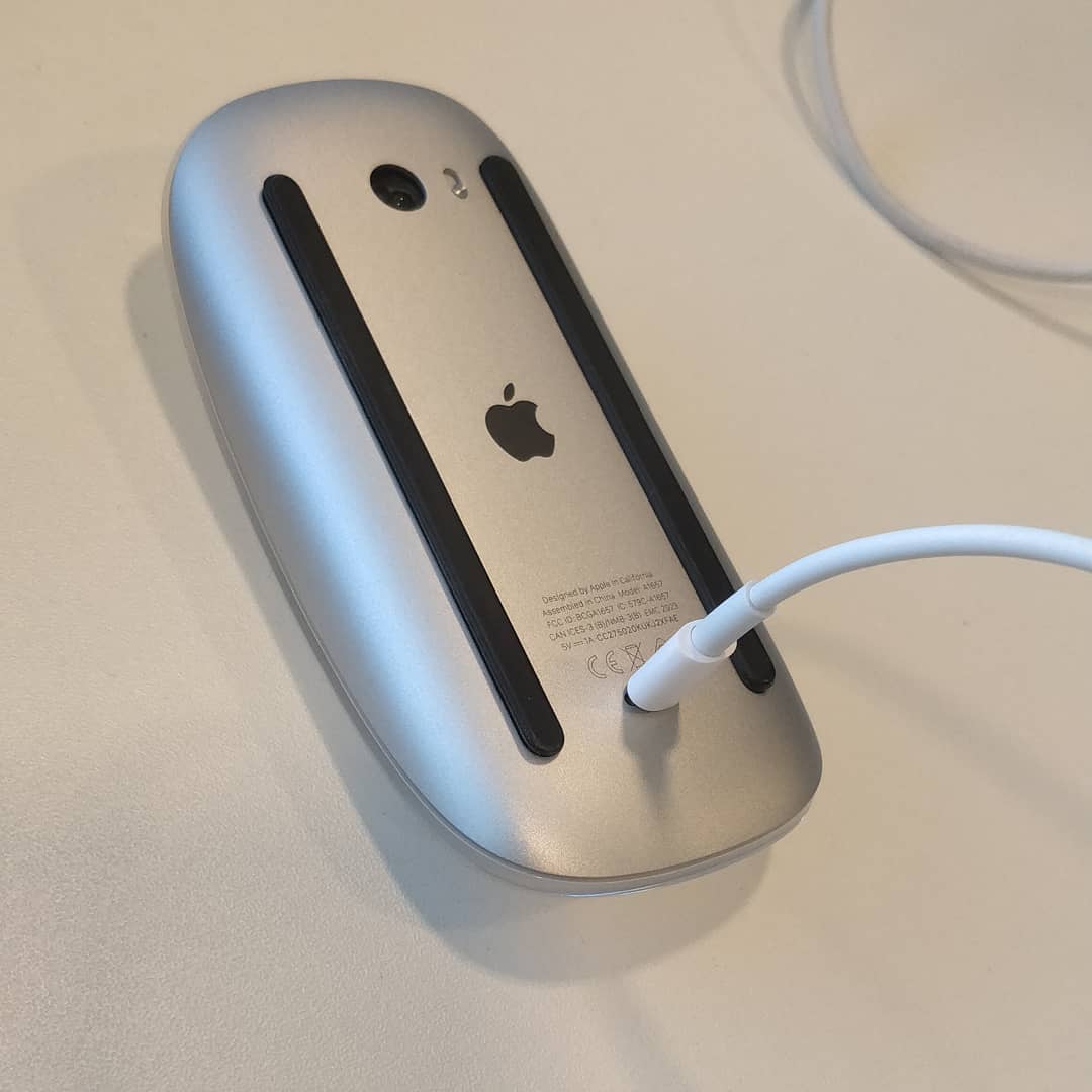 Still can't believe someone thought this was a good idea. Charging port on the side would have meant I could still use this magic mouse whilst charging. Charging port on the bottom means it's useless until recharged