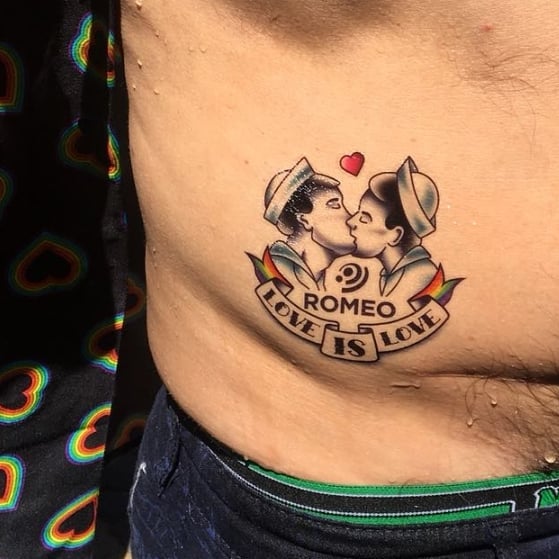 New "tattoo" happy pride.