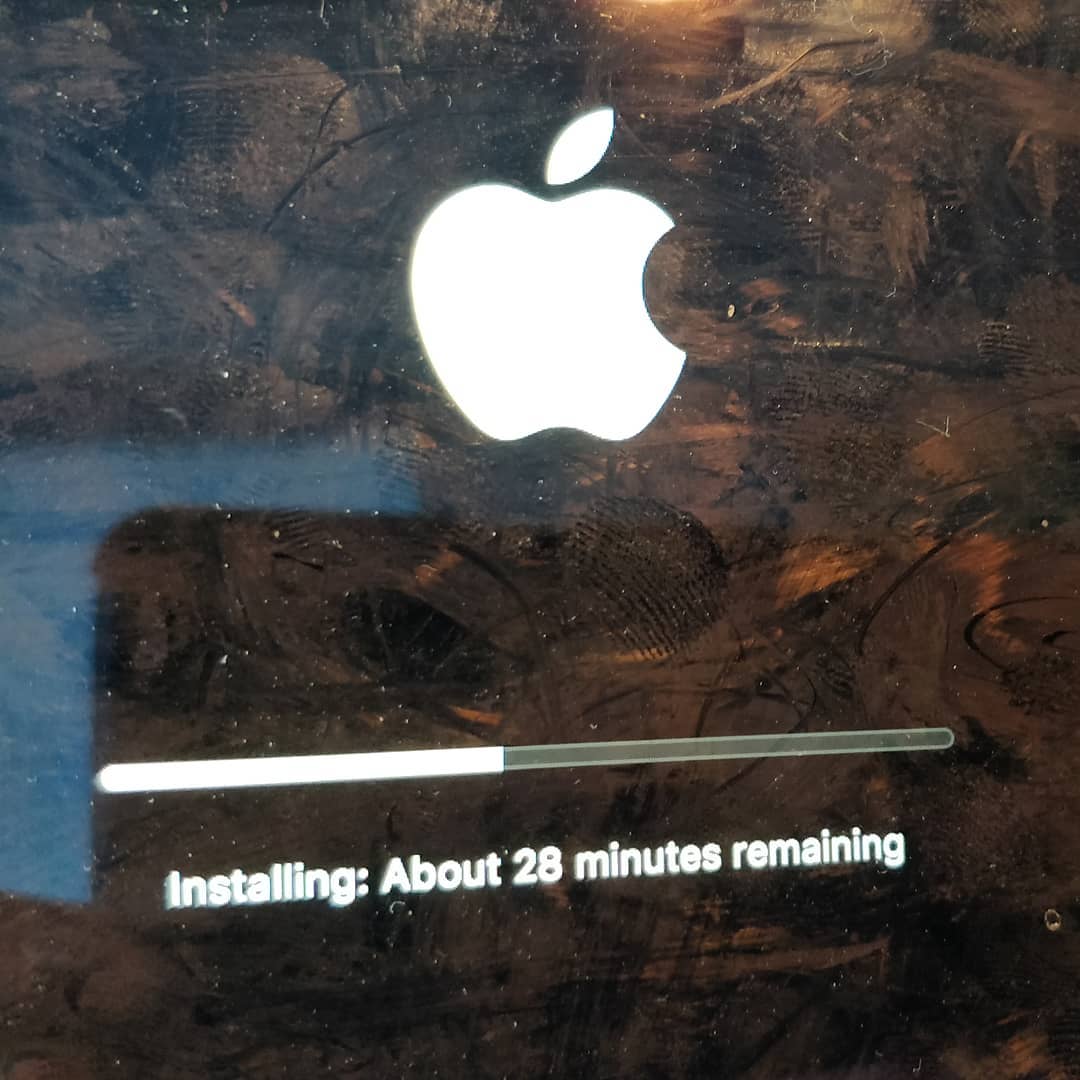 Yes my screen is filthy. Also why on a Monday morning? Ugh.