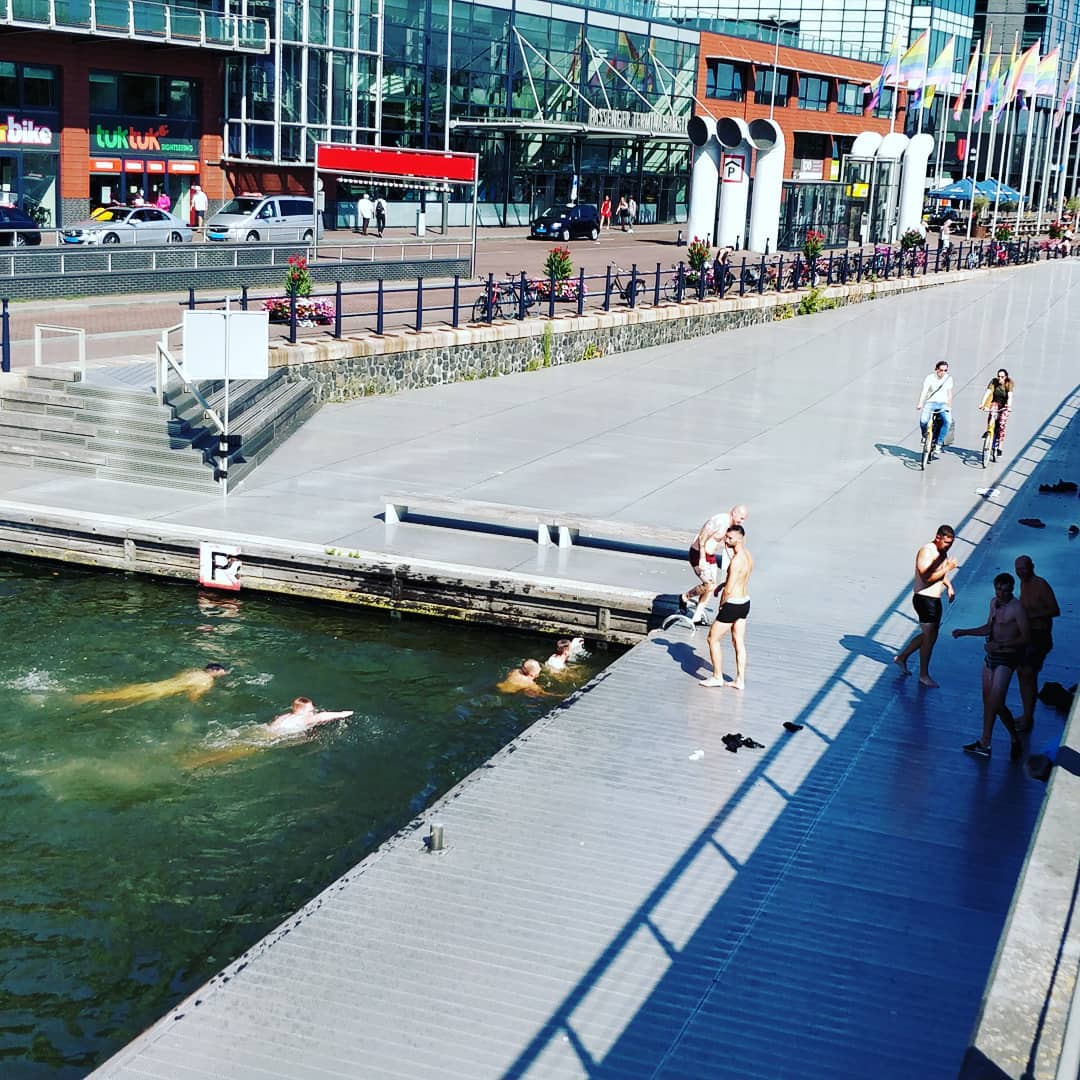 When it's hot in Amsterdam...