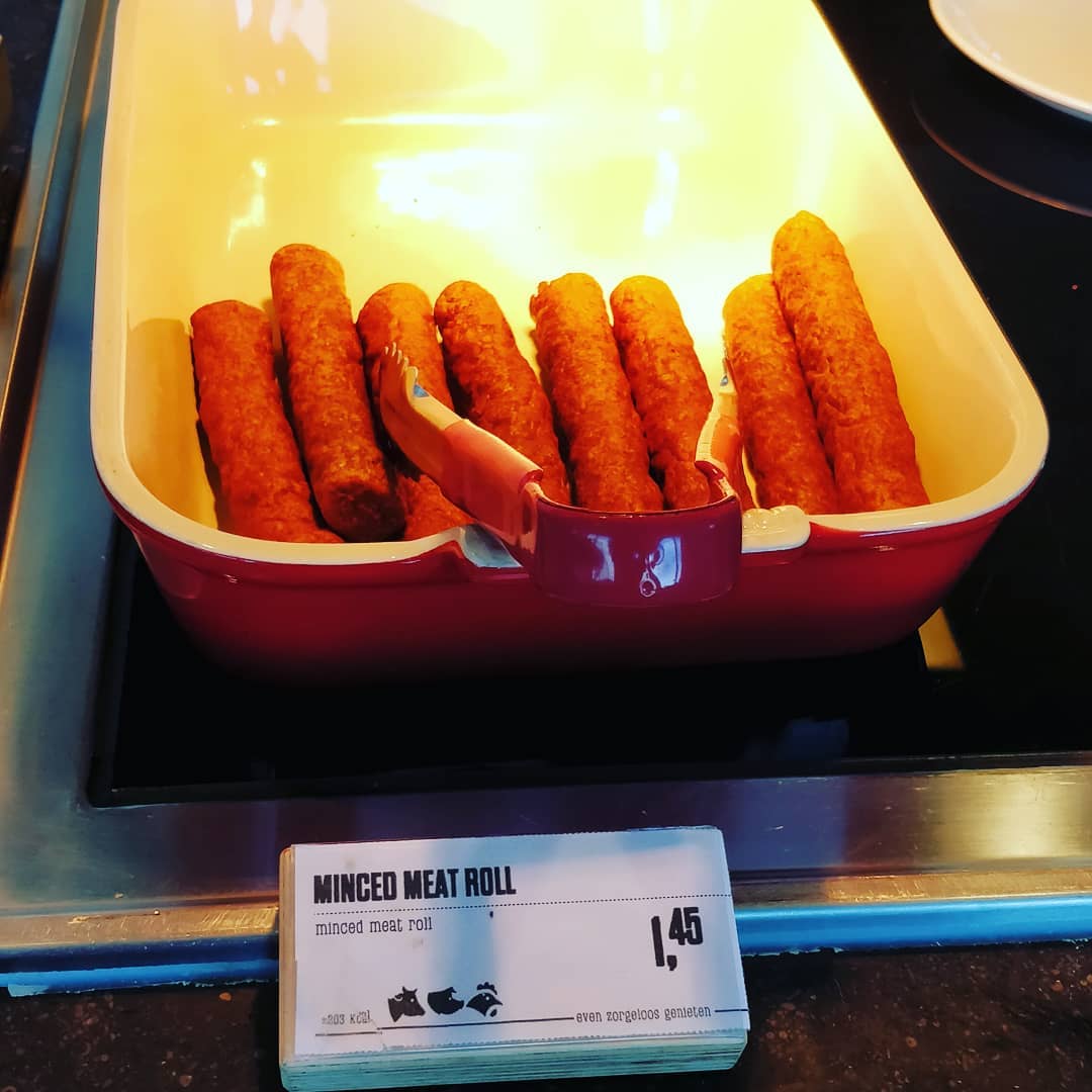 Somehow calling it minced meat roll is less appealing than frikandel.