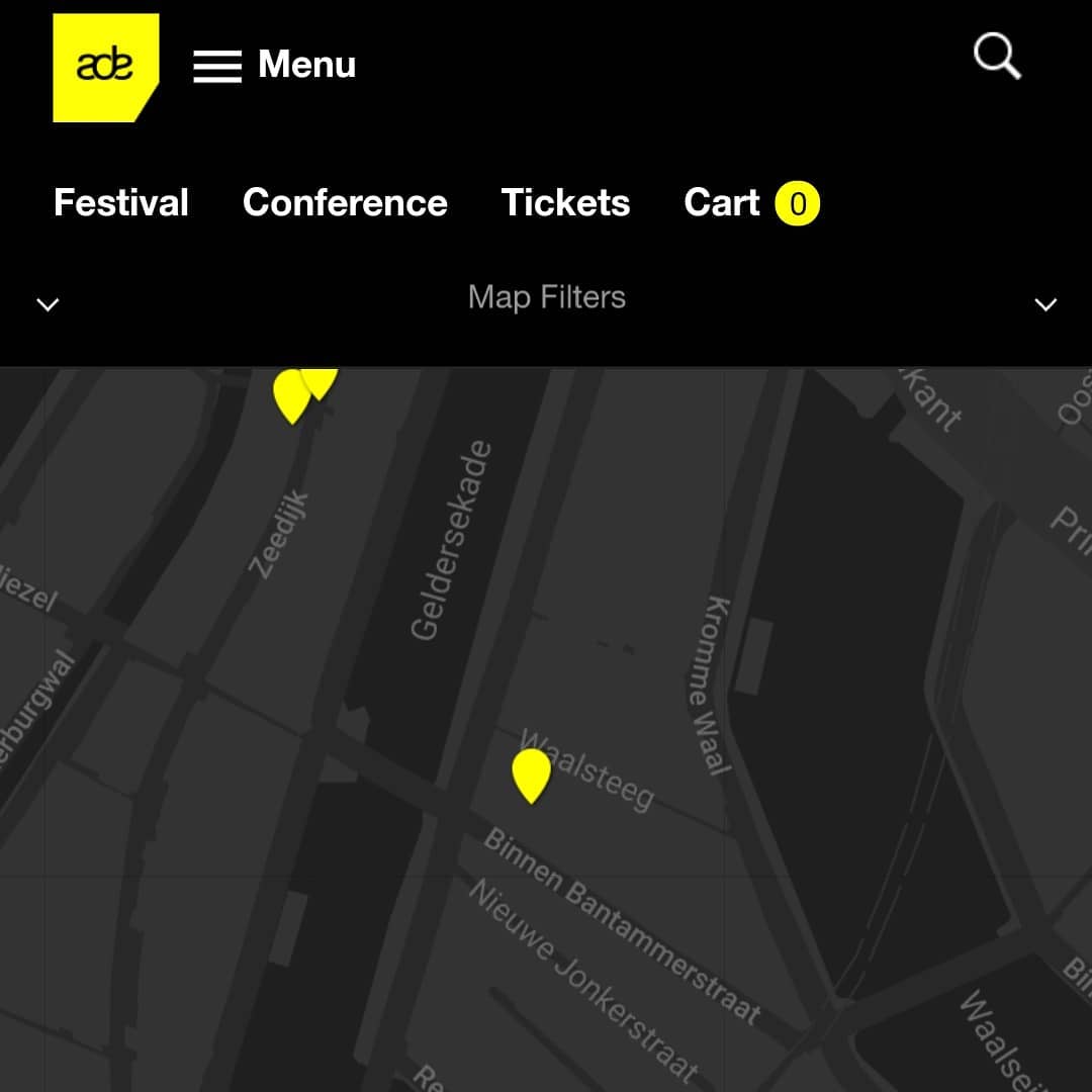 Turns out ADE has a stage outside the Amsterdam apartment. I'm in London for the weekend.