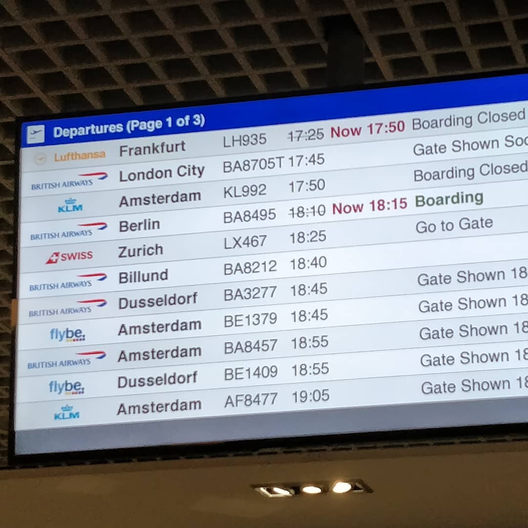 Really confused that BA has a flight to this airport from this airport.