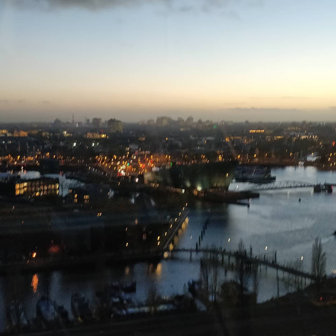 Sunset in Amsterdam