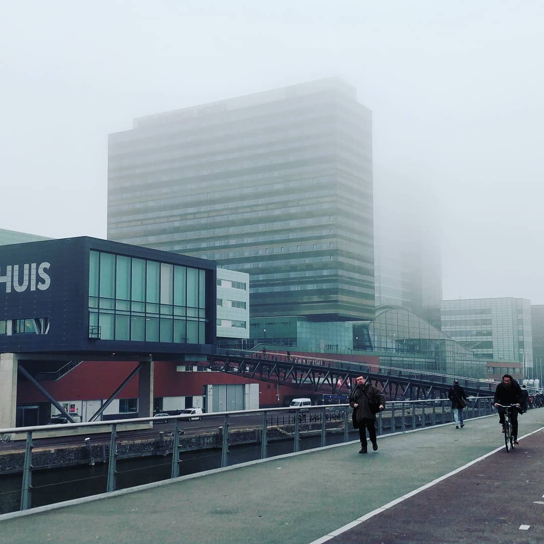 Foggy this morning. Mistig weer.