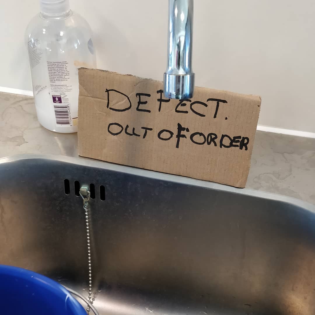 Okay so dishwasher, then coffee machine and now finally just the tap.