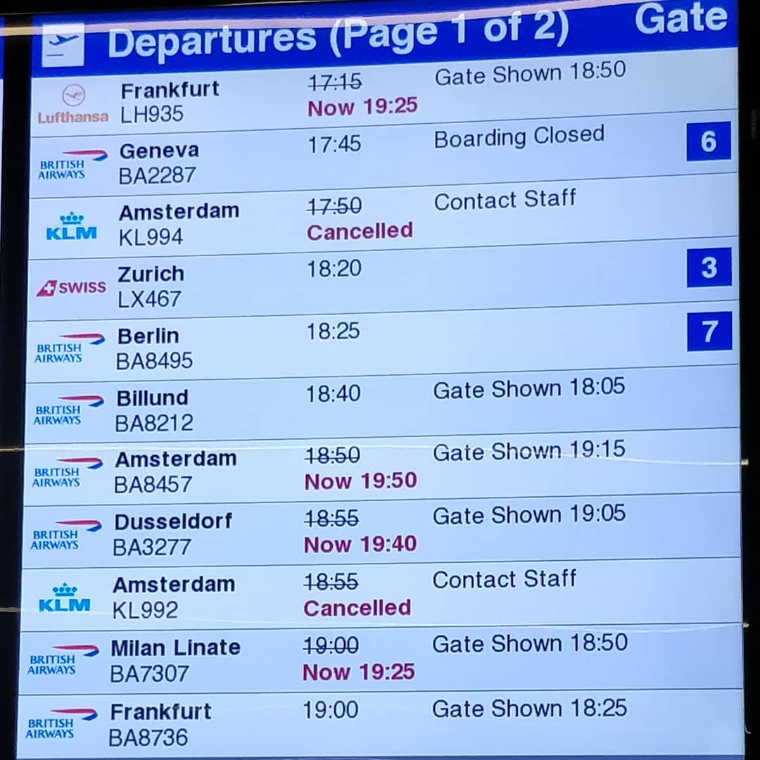 Getting to Amsterdam might be a challenge.