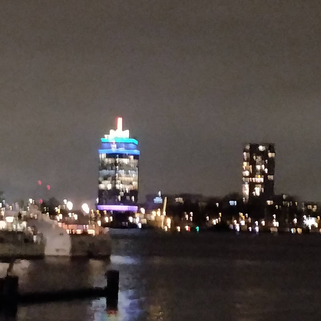 A'DAM Toren in rainbow colours I'm assuming because of #Nashville