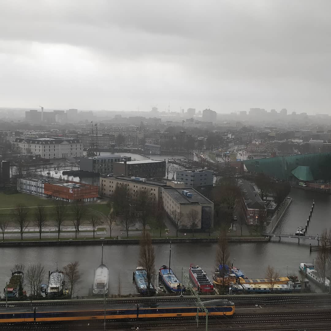 Wet day in Amsterdam