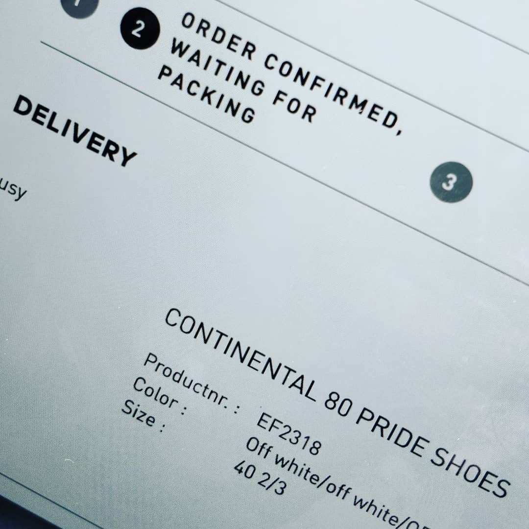 A little excited about my recent purchase from Adidas