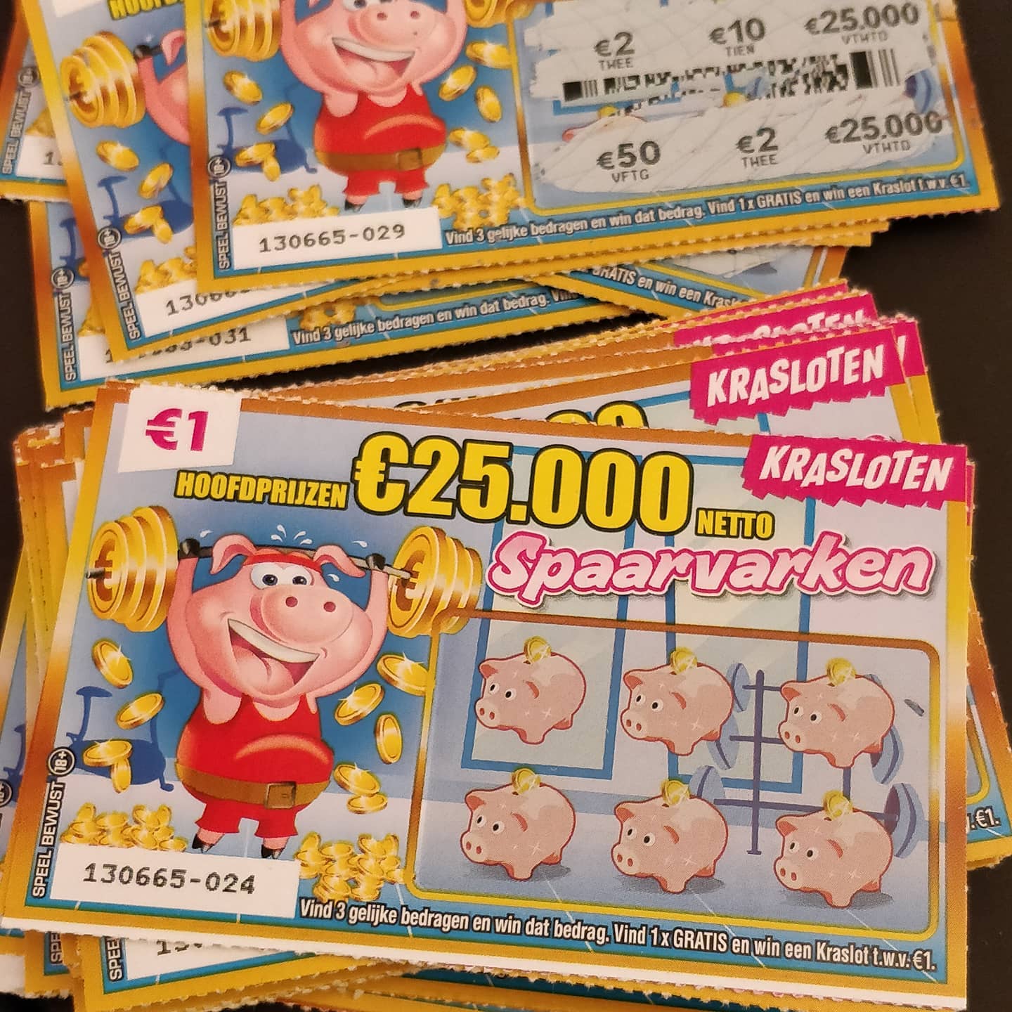 Not lucky so far. Thanks for my birthday lottery cards ? @mr_rubiohatter_amsterdam and @simonhatterrubio83