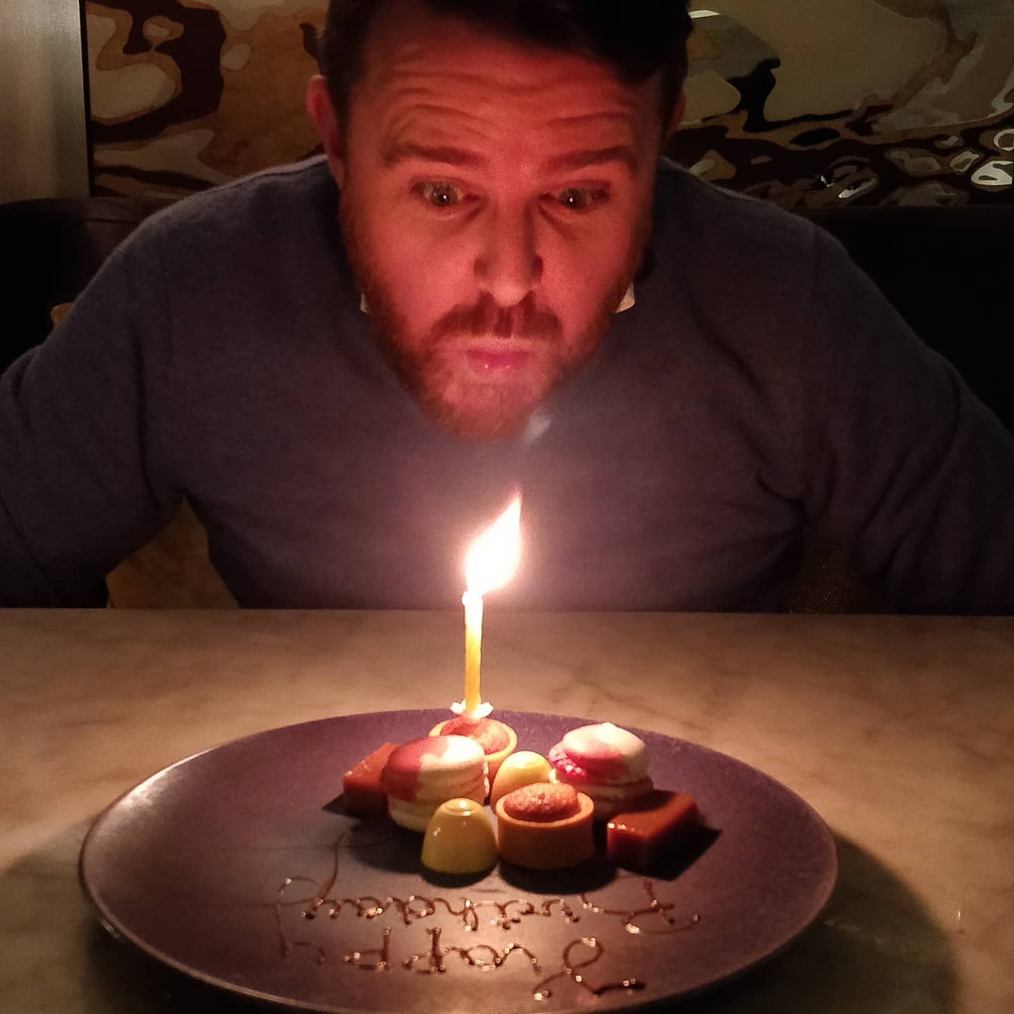 The birthday boy