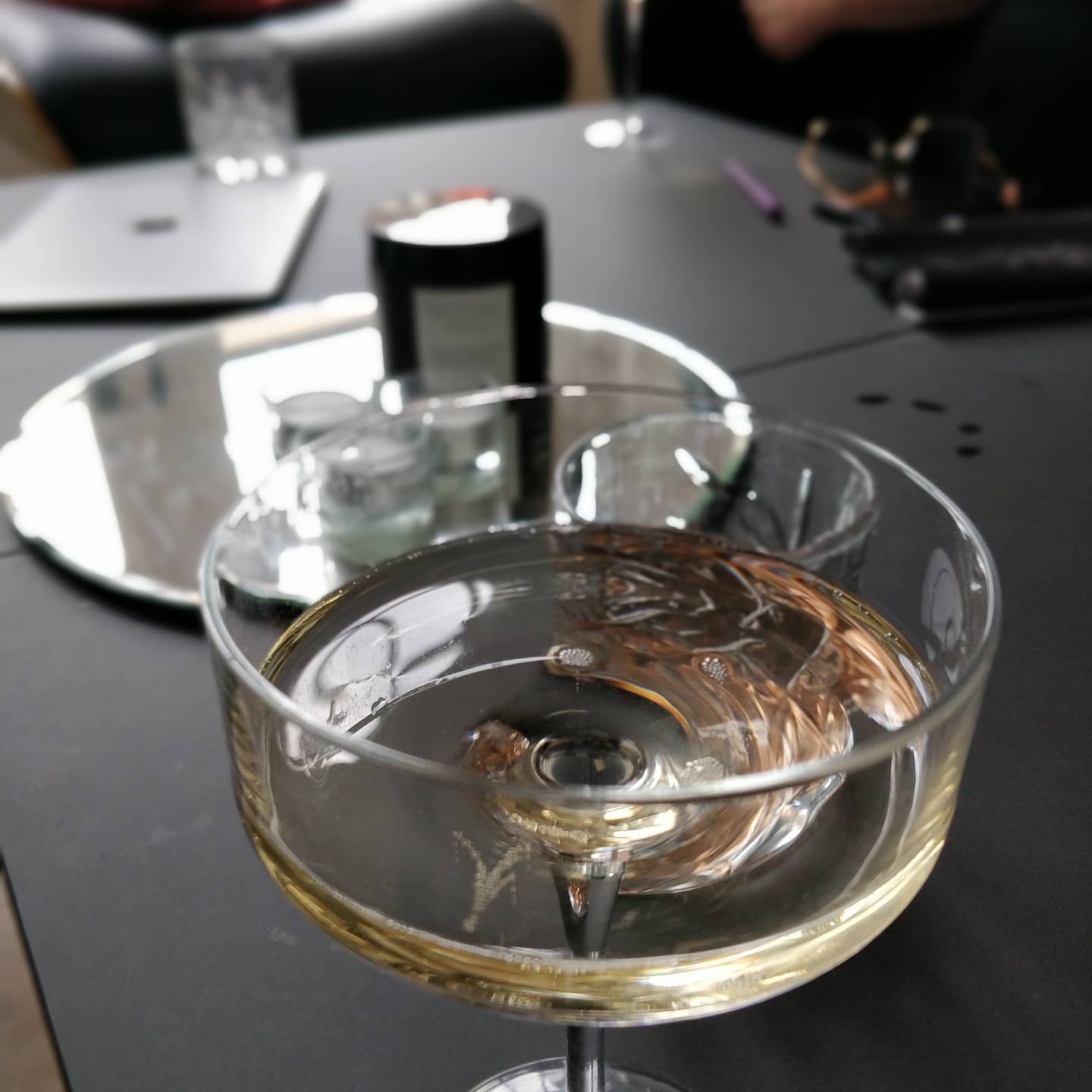 Saturday veuve with some suitably distanced friends and a lot of hand wash