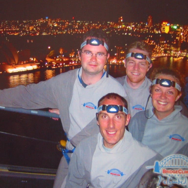 It's Thursday so here is a pic from the other side of the world on a bridge with some friends. No koalas were harmed in the making of this memory. #tbt #throwbackthursday #throwback