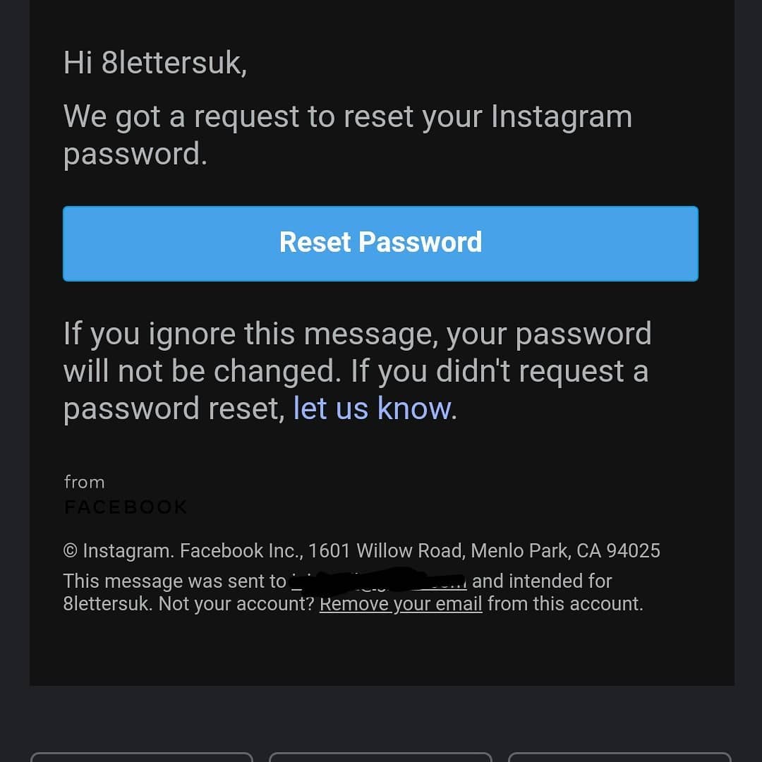 I'm getting repeated attempts to reset my account from some random. Ugh.