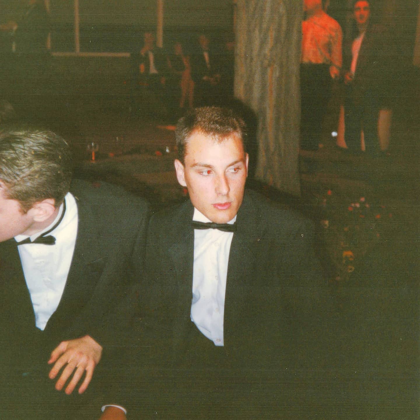 Even at university I managed to wear a dinner suit frequently. Also eye liner obviously…