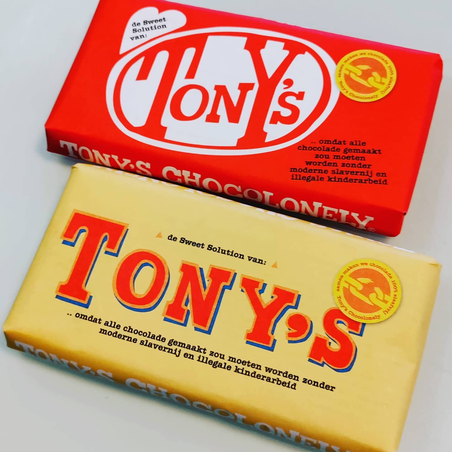 Love the seasonal Tony's flavours in wrappers that hint at their origins and a protest…