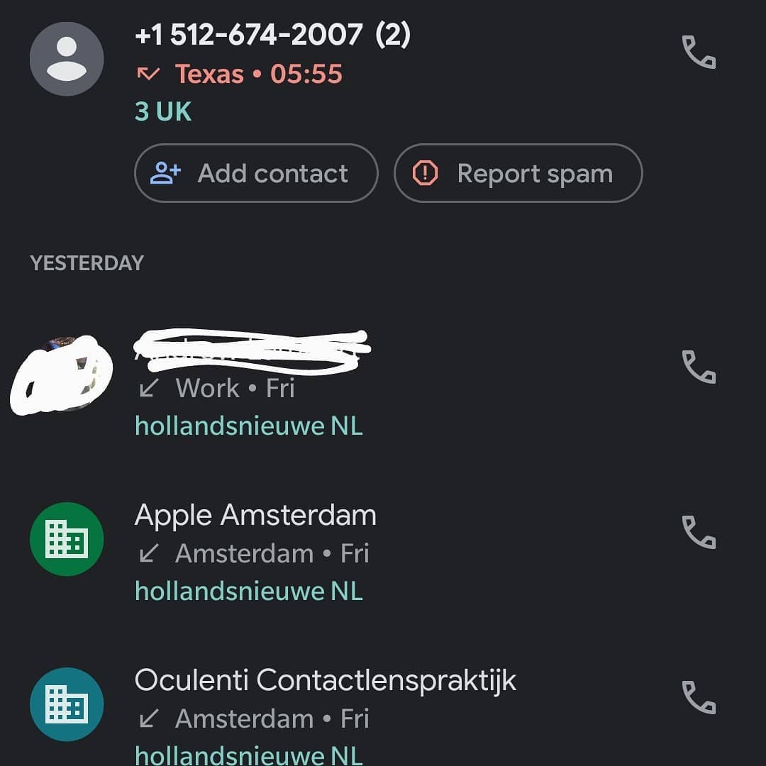 Apple authentication calling about 20 hours after I tried to authenticate to iCloud…