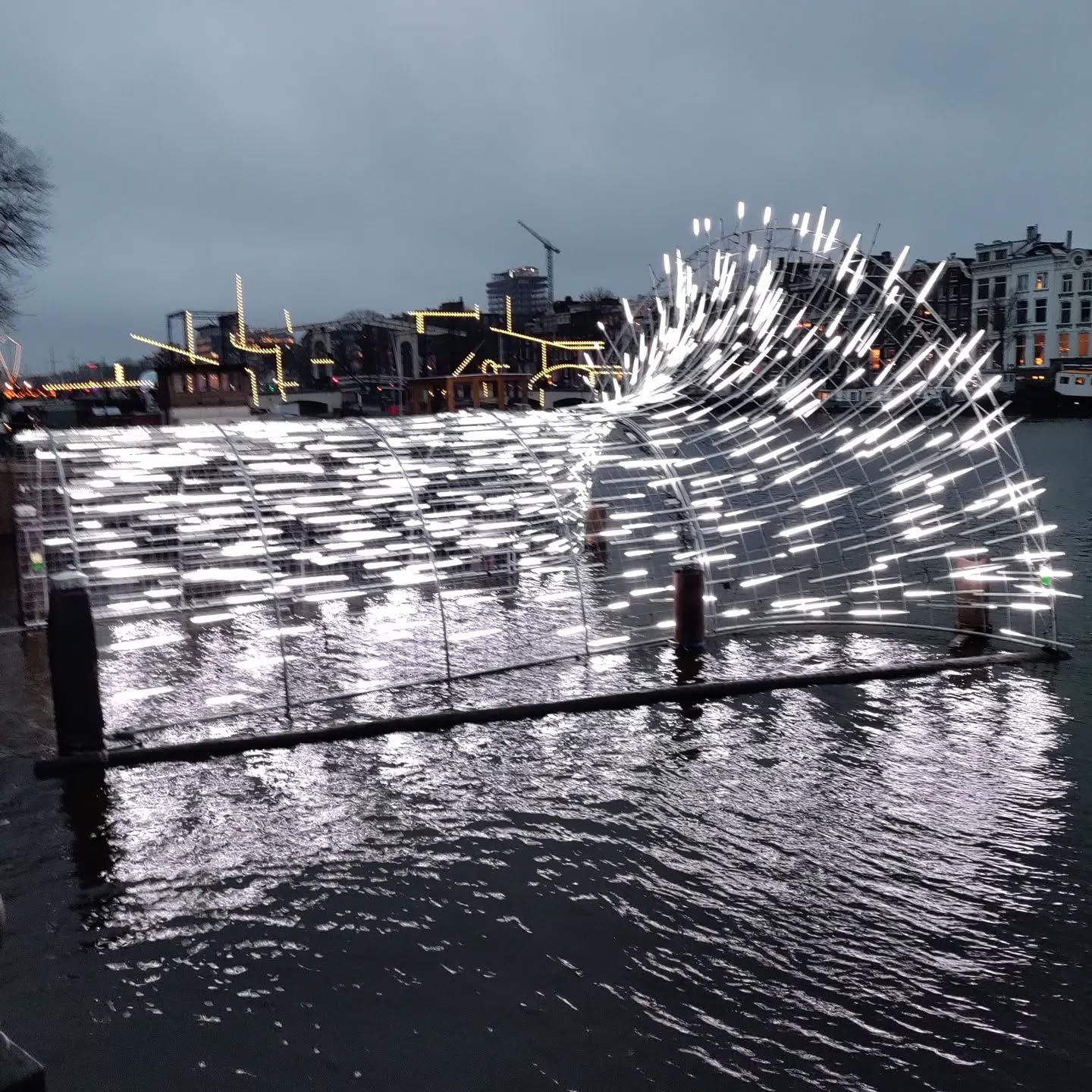 Light festival closes at 17:00 due to #coronaregels and sunset is at 16:30 so this is as…