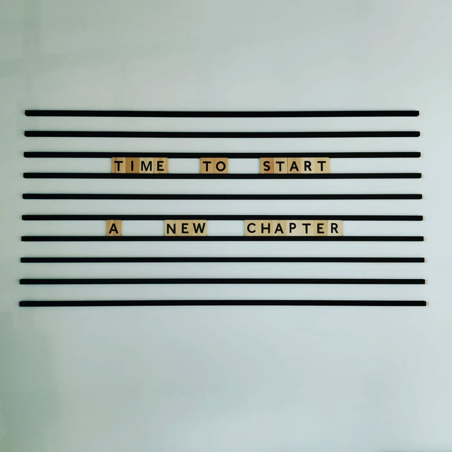 Time to start a new chapter